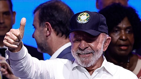 Lula é candidato à reeleição e a um inédito quarto mandato como presidente.