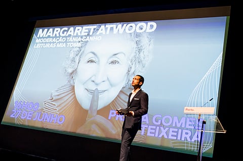 Rui Couceiro, comissário do BABELL na apresentação da programação do festival literário ( Teatro Rivoli, Porto, 31 de março de 2026)