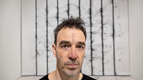 Diogo Pimentão e o seu desenho "expandido". 