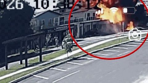 Avião atingiu área residencial da cidade de Capão da Canoa.