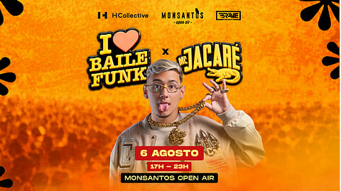 Cartaz do evento no Monsantos Open Air.