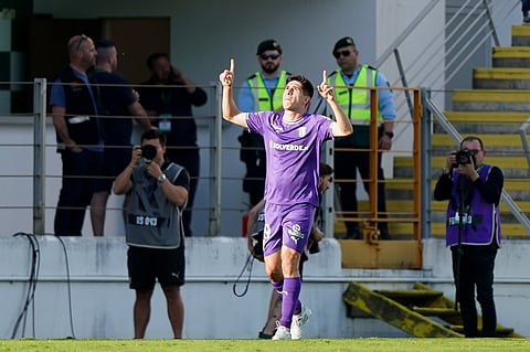 Fran Navarro marcou o único golo da partida.