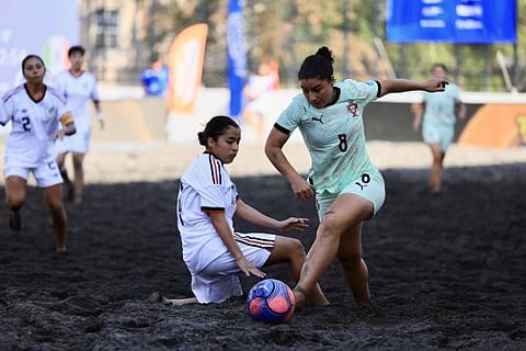 Futebol de Praia Feminino: Portugal goleia México e reforça arranque perfeito na El Salvador Cup