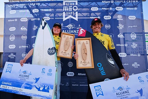 Maria Salgado e Francisco Ordonhas vencem Allianz Figueira Pro e lideram arranque da Liga MEO Surf 2026