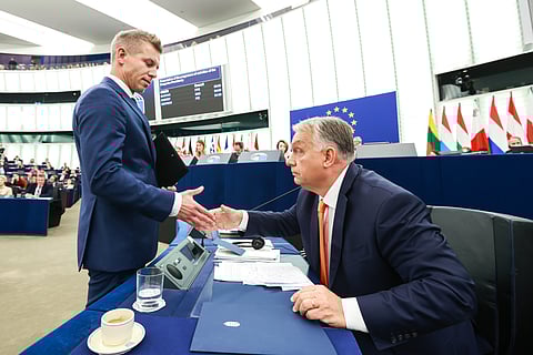 Péter Magyar e Viktor Orbán, antes aliados, são agora adversários políticos.  Um deles será o próximo primeiro-ministro da Hungria, depois de conhecidos  os resultados das eleições legislativas do próximo domingo, 12 de abril. 
