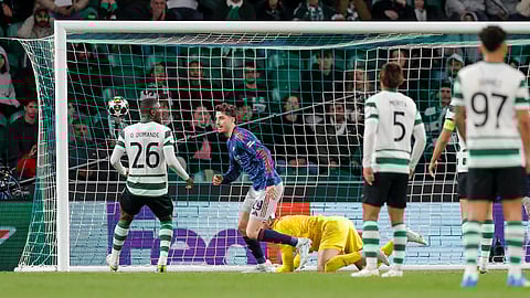 Com golo de Kai Havertz, Leões saíram derrotados por 1 - 0 em Alvalade na primeira mão dos quartos de final da Liga dos Campeões. 