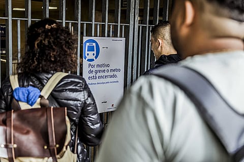 Metro de Lisboa encerrado devido a greve