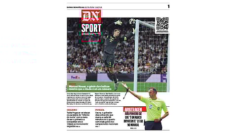 Leia aqui o DN Sport desta sexta-feira, 10 de abril