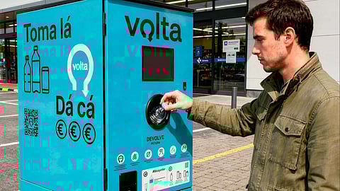 Há 2500 máquinas Volta espalhadas por todo o país a transformar garrafas em valor.