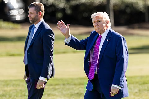 Donald Trump, presidente dos Estados Unidos.