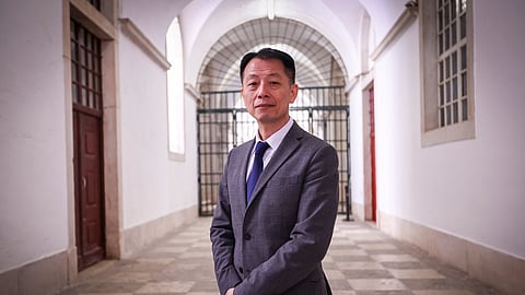 Kenny Huang no Palácio de Mafra