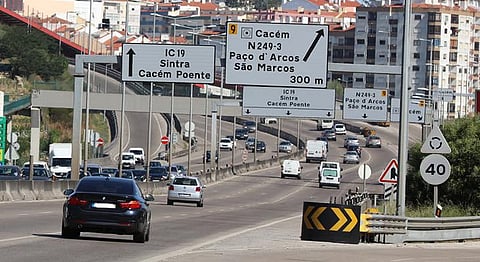 Trânsito condicionado esta segunda e terça-feira no IC19 devido a obras