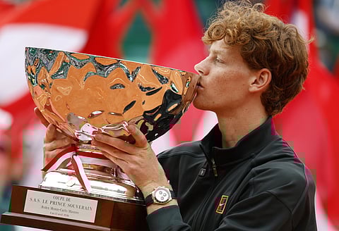 O tenista italiano Jannik Sinner