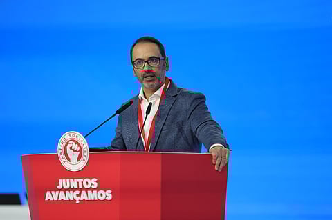 André Moz Caldas garantiu, em declarações na sede do PS, que "o PS estará sempre do lado da liberdade de imprensa".