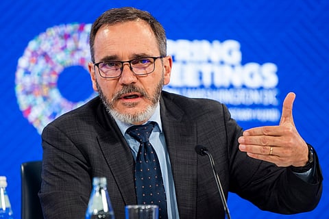 Pierre-Olivier Gourinchas, economista-chefe do Fundo Monetário Internacional (FMI). Washington, 14 de abril de 2026.