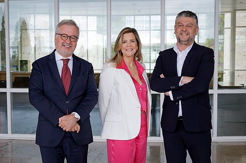 A administração da Fundação Centro Cultural de Belém: Nuno Vassallo e Silva, Rita Romão e Rui Morais.