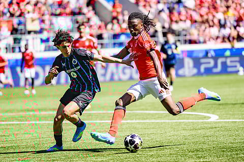 Benfica perde com Club Brugge e falha final da UEFA Youth League