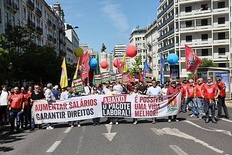 Milhares em manifestação em Lisboa contra pacote laboral quando Governo quer finalizar negociação