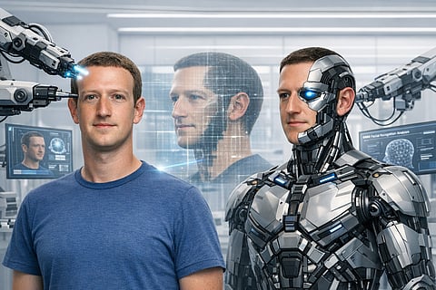 Mark Zuckerberg, o fundador do Facebook (e da Meta) está a trabalhar ativamente no seu próprio clone digital.