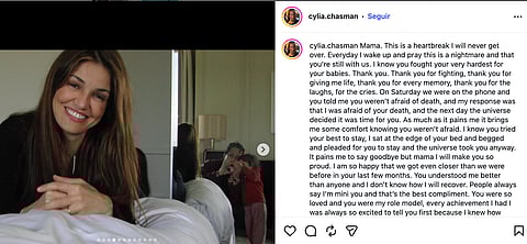 Anúncio foi realizado pelas filhas da artista.