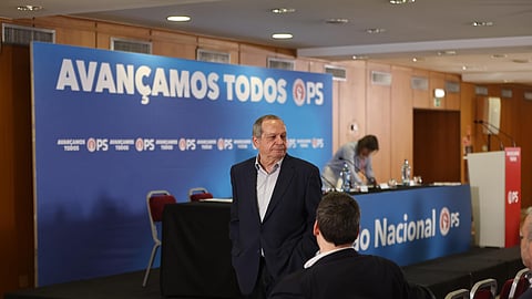Carlos César na primeira reunião da Comissão Nacional do PS depois do Congresso que se realizou em Viseu no final de março deste ano.