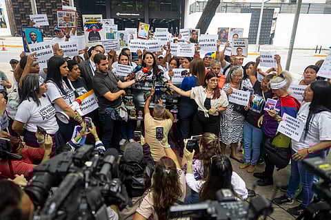 Segundo a ONG Foro Penal, estão neste momento 477 pessoas atrás das grades, das quais 111 estão no Rodeo I.