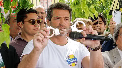 André Ventura prometeu que Lula e José Sócrates seriam presos. 