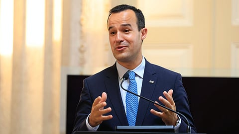 Gonçalo Regalado, presidente do Banco Português de Fomento (BPF), na conferéncia organizada por DN e PwC. Lisboa, 22 de abril de 2026.