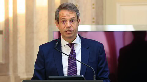 José Maria Brandão de Brito, secretário de Estado do Orçamento, na conferência DN/PwC. Lisboa, 22 de abril de 2026.