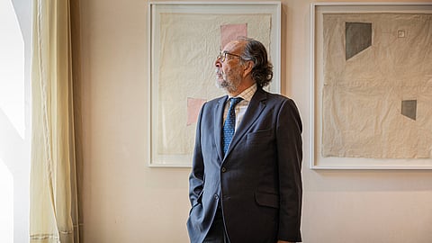 O presidente do comité organizador do Foro La Toja, Carlos López Blanco.