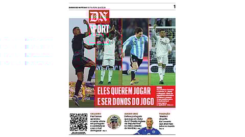 Leia aqui o DN Sport desta sexta-feira, 24 de abril