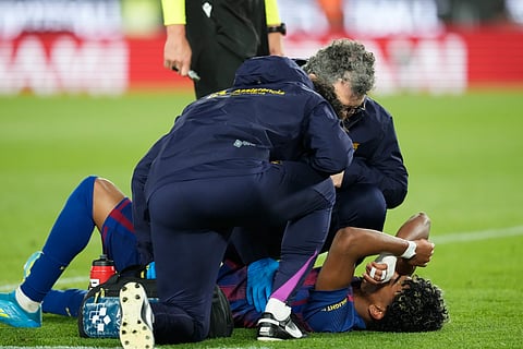 Lamine Yamal falha resto da época devido a lesão. Mundial mantém-se em aberto