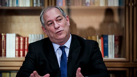 Ciro Gomes numa passagem por Portugal em 2019.