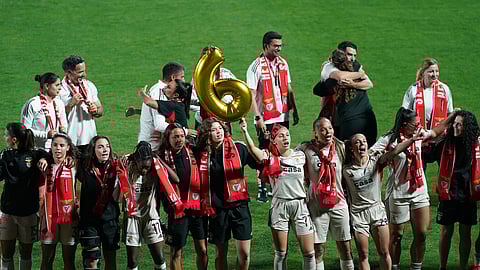 Benfica conquista o hexacampeonato de futebol feminino após vencer em Braga