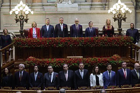 Assembleia da República na sessão solene na Assembleia da República.