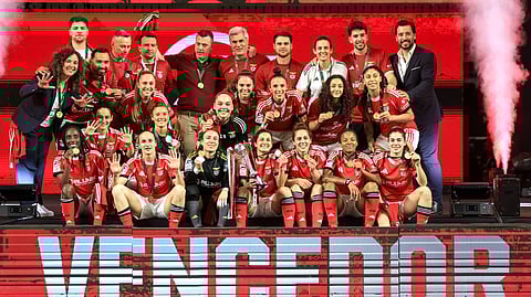 Benfica vence Nun'Álvares e ergue Taça de Portugal feminina de futsal pela 10.ª vez
