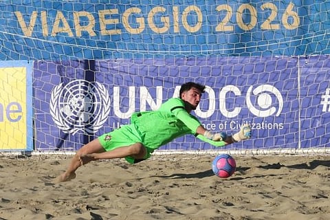 Portugal goleia Espanha e sagra-se campeão europeu de futebol de praia de sub-20