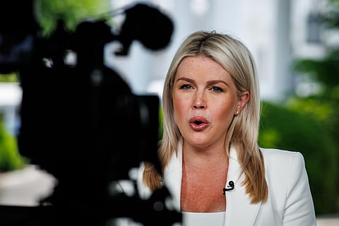 A secretária de Imprensa da Casa Branca, Karoline Leavitt.