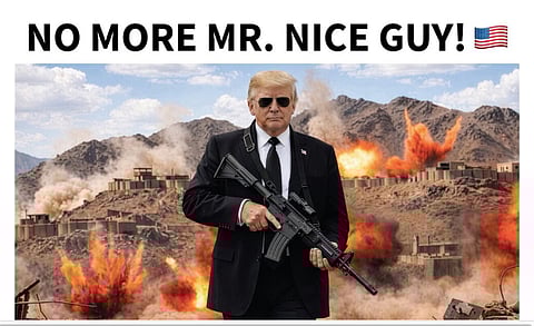 Imagem publicada por Donald Trump