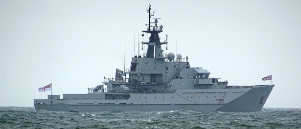 Navio da marinha britânica