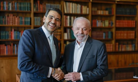 Jorge Messias e Lula da Silva: escolha do presidente para o STF não passou.