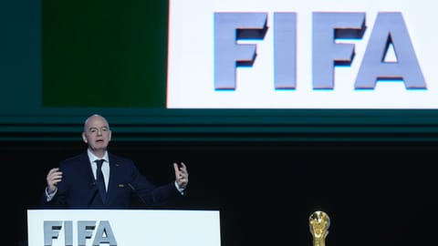 Presidente da FIFA, Gianni Infantino