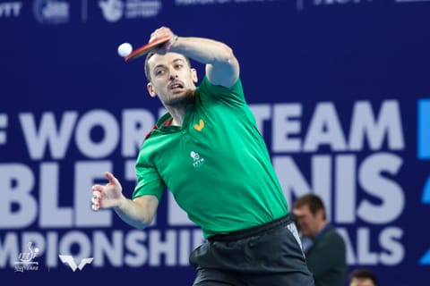 Portugal vence Grécia por 3-0 e garante apuramento direto para a fase a eliminar do Mundial de ténis de mesa