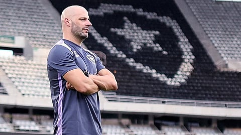 Franclim Carvalho, treinador do Botafogo.