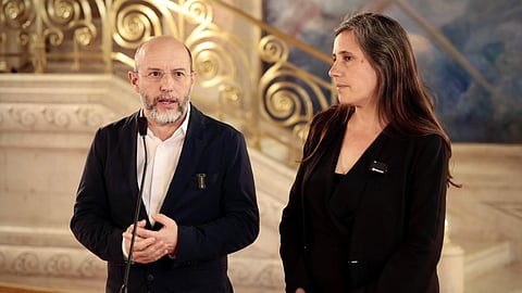 Rui Tavares e Isabel Mendes Lopes