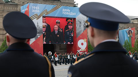 Putin discursa numa versão reduzida da parada militar: “A vitória sempre foi e sempre será nossa”