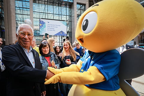 António Costa, líder do Conselho Europeu, participou das comemorações em Roma