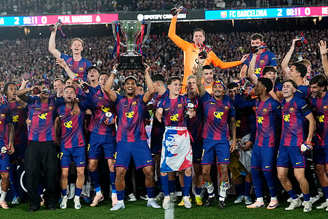 O 'Barça' chegou ao seu 29 título na LaLiga.