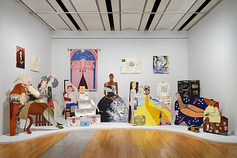 'Um Casamento Elegante' de Lubaina Himid.