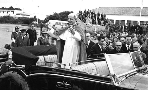 Paulo VI foi o primeiro papa a visitar Portugal. Esteve em Fátima em 1967